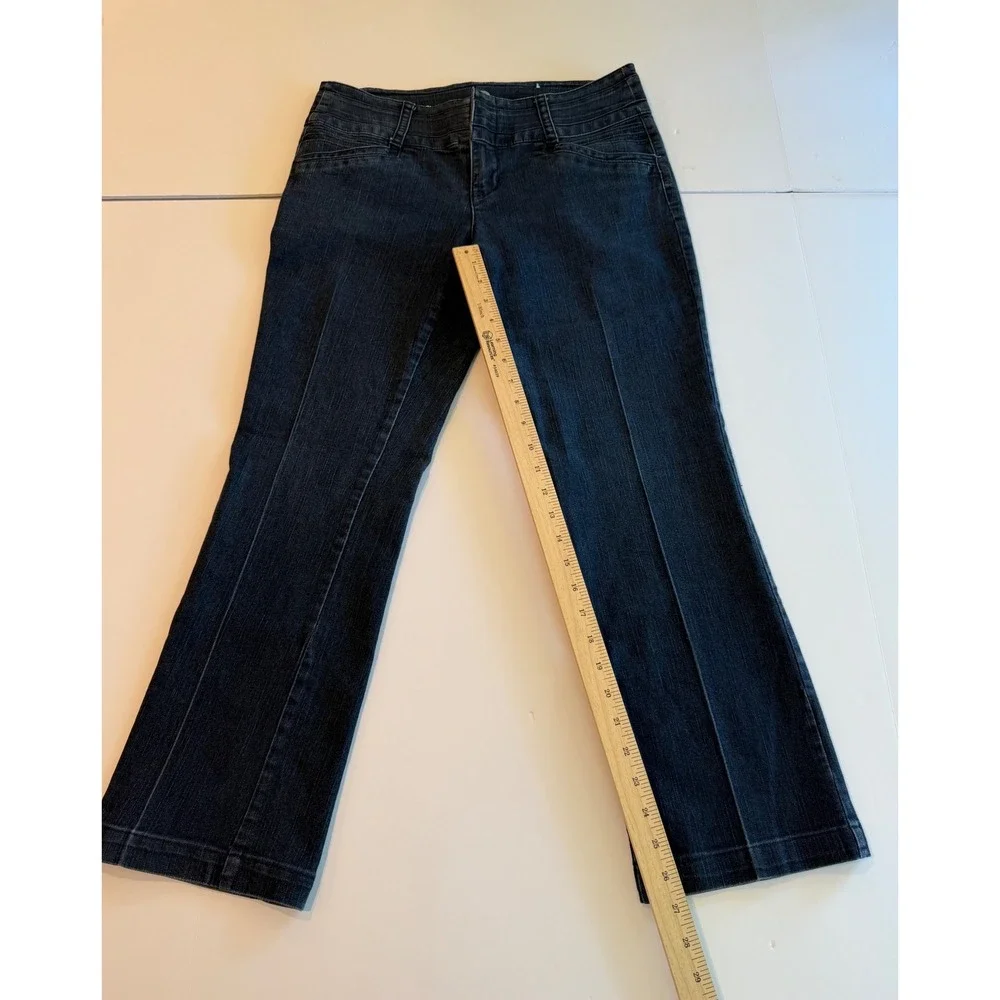 W62 Signature Fit Trouser‎ Jeans Dark Wash Blue Denim Womens 10